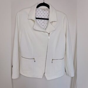Chico’s Waffle Knit Moto Jacket